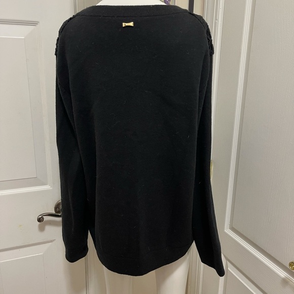 Kate spade black sweater. Looks like Front made with the unique sheep fur. - Picture 6 of 14